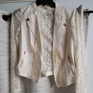 Candies – Lace Moto Jacket